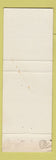 Matchbook Cover - Forget Me Not Florist Flowers Warner Robins GA GREEN