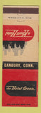 Matchbook Cover - Hotel Green Danbury CT Knott