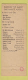 Matchbook Cover - Hotel Green Danbury CT Knott