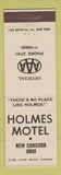 Matchbook Cover - Holmes Motel New Concord OH