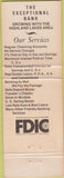 Matchbook Cover - Highland Lakes Bank Kingsland TX