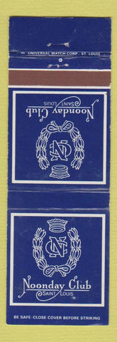 Matchbook Cover - Noonday Club St Louis MO WEAR