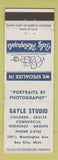 Matchbook Cover - Gayle Studio Photography Bay City MI