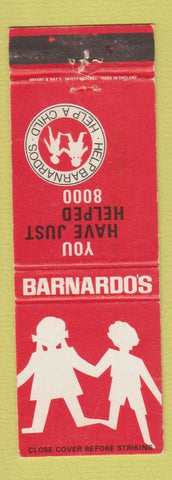 Matchbook Cover - Barnardo's Children's Homes Essex Barkingside UK WEAR