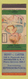 Matchbook Cover - Henry Carter Superior Match Rochester NY