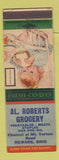 Matchbook Cover - Al Roberts Grocery Newark OH