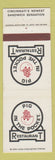 Matchbook Cover - Pig in the Pocket Restaurant Cincinnati OH