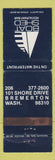 Matchbook Cover - Boat Shed Restaurant Bar Bremerton WA WEAR