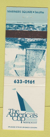 Matchbook Cover - America's Cup Restaurant Seattle WA
