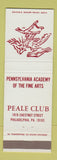Matchbook Cover - Peale Club Philadelphia PA