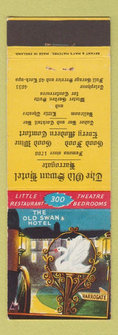 Matchbook Cover - Old Wan Hotel Harrogate UK