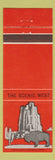Matchbook Cover - Scenic West Buffalo Cactus