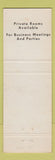 Matchbook Cover - The Criterion St Paul MN lobster