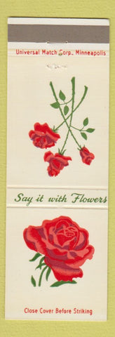 Matchbook Cover - Shotwell Floral Flowers Fargo ND FTD