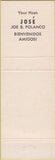 Matchbook Cover - Tijuana Joe's Restaurant Berkeley CA orange