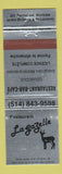 Matchbook Cover - LaGazelle Restaurant Montreal QC WEAR