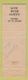 Matchbook Cover - Lincoln Savings and Loan Cleveland OH Piggy Bank