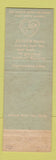 Matchbook Cover - Elgin Watches Wilson Lange Jewelry Decorah IA