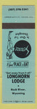 Matchbook Cover - Longhorn Lodge Rock River WY