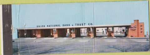Matchbook Cover - Union National Bank Trust Joliet IL