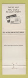 Matchbook Cover - 1st National Bank Tulsa OK