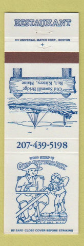 Matchbook Cover - Quarterdeck Restaurant Kittery ME