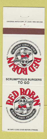 Matchbook Cover - Red Robin Hamburgers