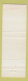 Matchbook Cover - Big Elm's Restaurant BBQ Ribs Valparaiso IN #1
