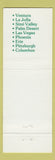 Matchbook Cover - Elephant Bar Ventura La Jolla Palm Desert CA Las Vegas NV