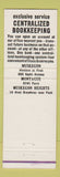 Matchbook Cover - Hackley Union Bank Montague Muskegon Heights MI piggy bank