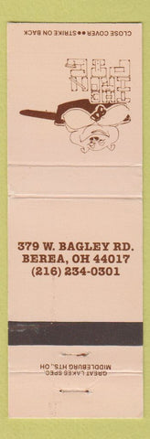 Matchbook Cover - The Iron Pig Berea OH WEAR