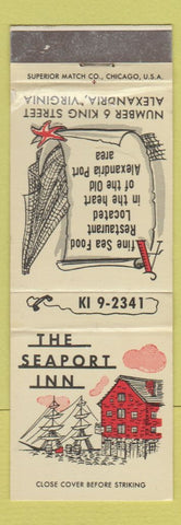 Matchbook Cover - Seaport Inn Alexandria VA WEAR