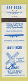 Matchbook Cover - Windmill Point Restaurant Nags Head NC