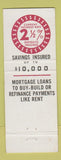 Matchbook Cover - Lincoln Savings and Loan Cleveland OH Abraham #1