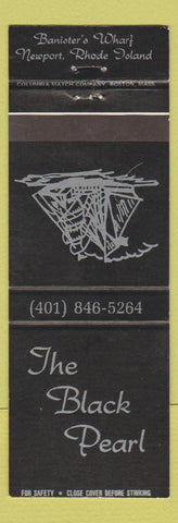 Matchbook Cover - The Black Pearl Newport RI ship