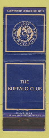 Matchbook Cover - The Buffalo Club NY WEAR