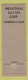Matchbook Cover - Industrial Rayon Corp Painesville OH Safety Lift With Legs