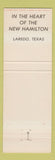 Matchbook Cover - Capucine Laredo TX zebra