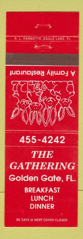 Matchbook Cover - Gathering Golden Gate FL restaurant bunny
