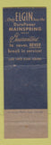 Matchbook Cover - Elgin Watches Webb & Son Huntington IN