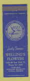 Matchbook Cover - Welling's Flowers FTD WEAR