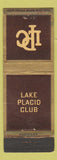 Matchbook Cover - Lake Placid Club NY WORN