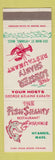 Matchbook Cover - The Fish Shanty Restaurant Hyannis MA lobster