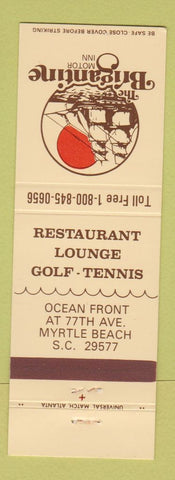 Matchbook Cover - The Brigantine Motor Inn Myrtle Beach SC