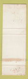 Matchbook Cover - Admiral Beatty Hotel Saint St John NB WORN