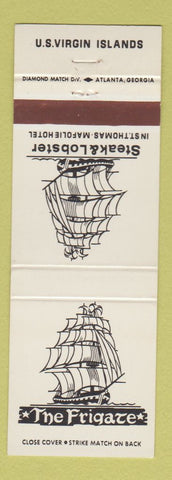 Matchbook Cover - The Frigate Restaurant St Thomas US Virgin Islands