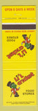 Matchbook Cover - Li'l Cricket Food Stores