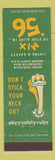 Matchbook Cover - Serval Vendors Safety 1956
