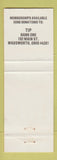 Matchbook Cover - Turn in a Poacher Inc Illegal Hunting Wadsworth OH WEAR