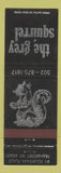 Matchbook Cover - The Grey Squirrel Frankfort KY WEAR
